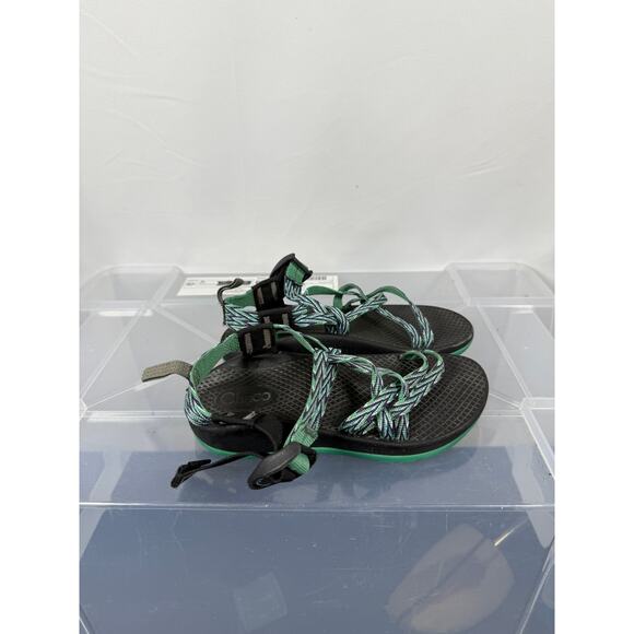 Chaco Z/1 Classic Sandals – Women’s Size 8 – Green Chevron Straps – Adjustable - Picture 2 of 5